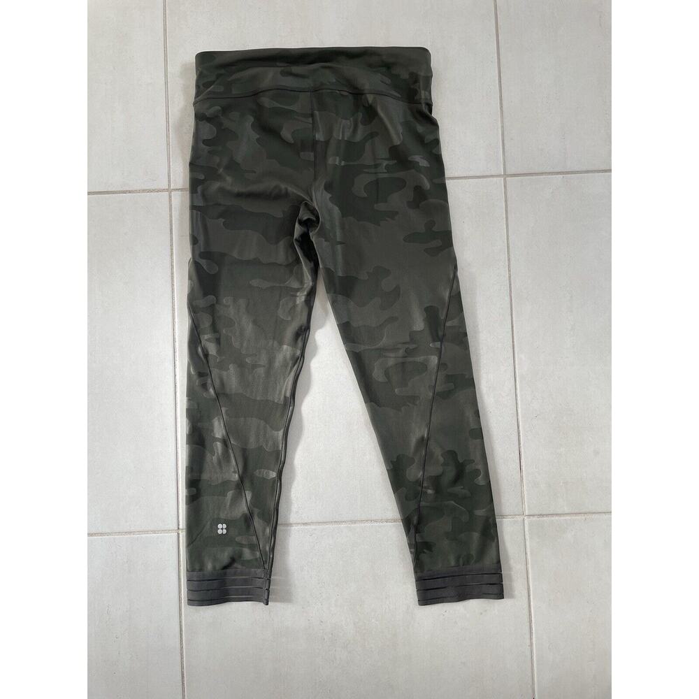 Sweaty Betty Legging 7/8 Crop Camo Activewear Athleisure - Picture 4 of 9